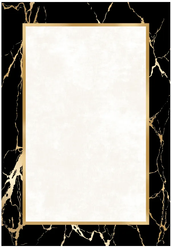 Wilton - Cerasia (zwart/wit/goud)