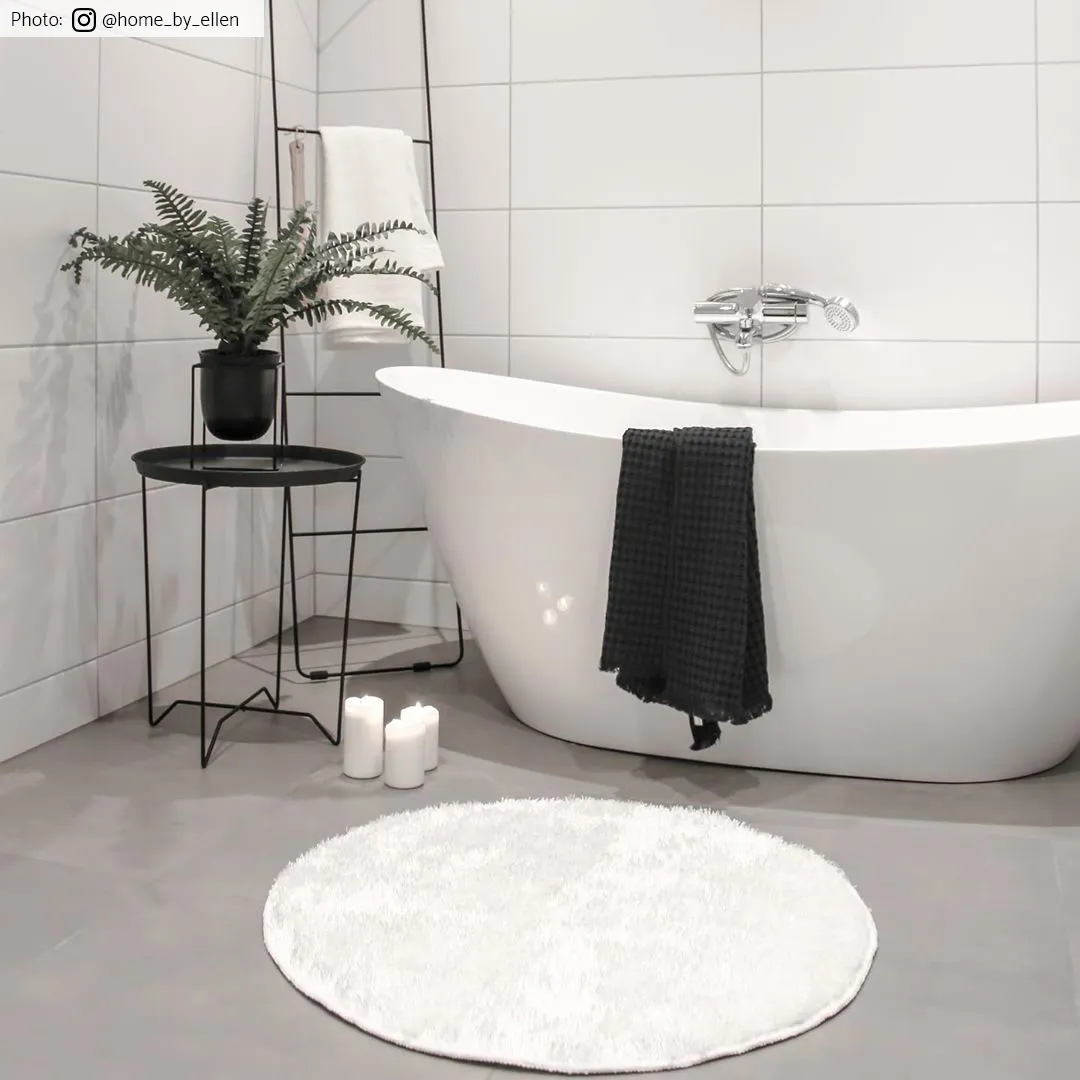 Ronde vloerkleden - Cosy (wit)