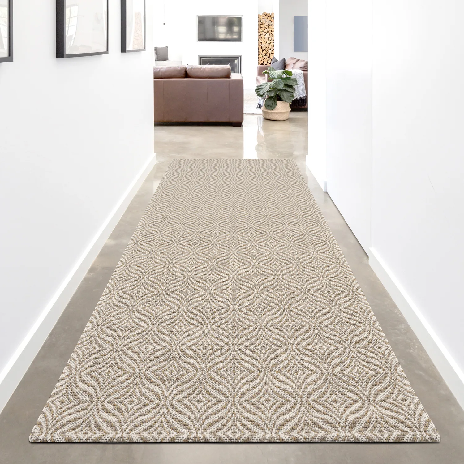 Vloerkleed Katoen - Hvitanes (beige)