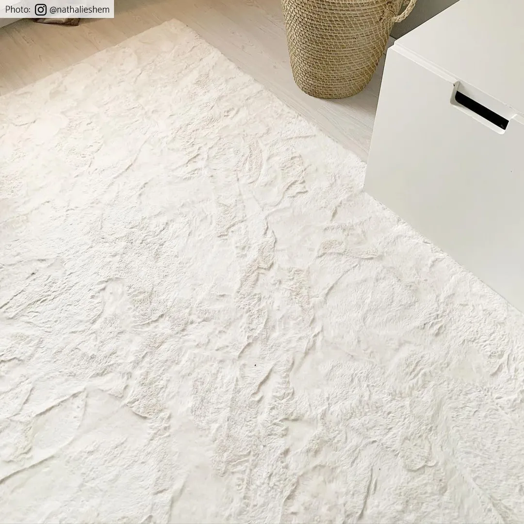 Hoogpolig vloerkleed - Aranga Super Soft Fur (wit)