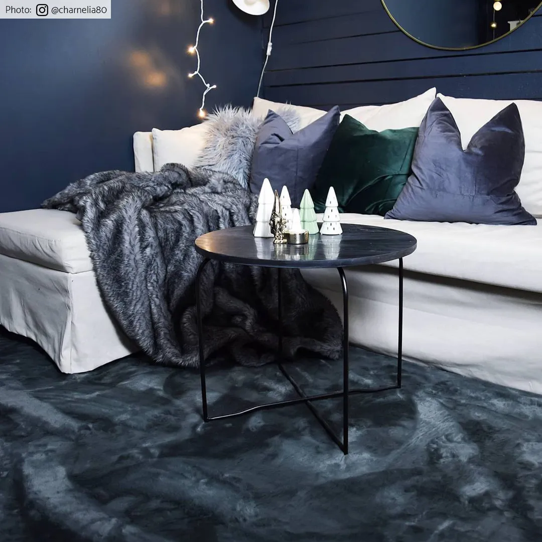 Hoogpolig vloerkleed - Aranga Super Soft Fur (antraciet)