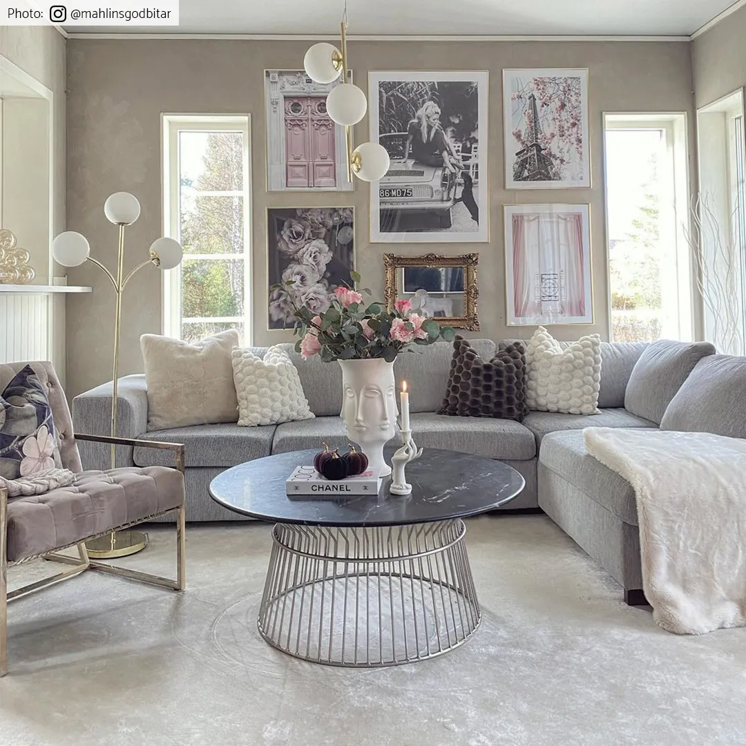 Wilton - Art Silk (lichtgrijs/beige)
