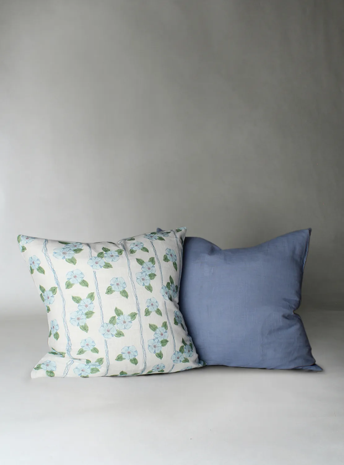 Kussensloop x 2 - Anna-Lisa (blauw)