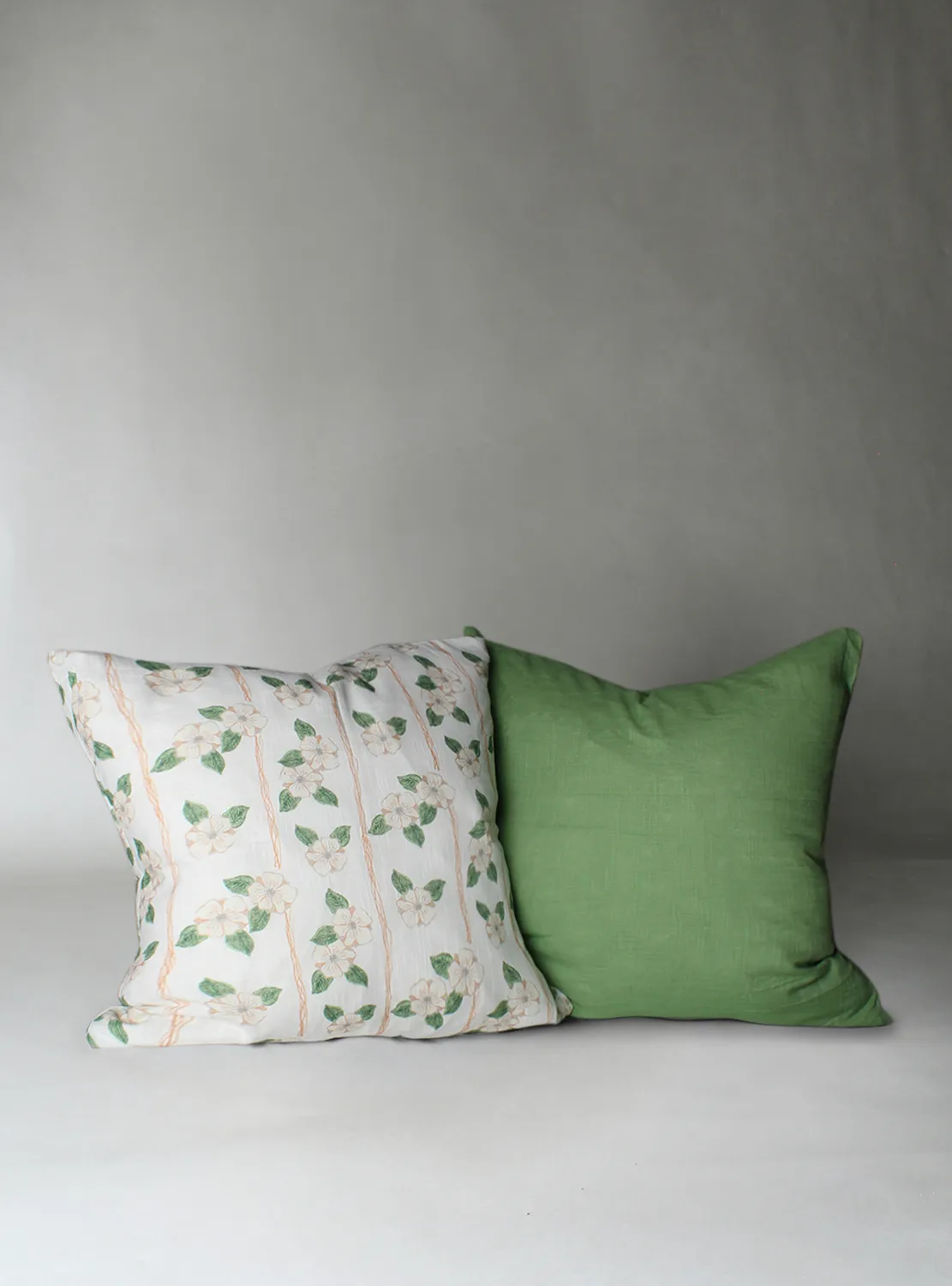 Kussensloop x 2 - Anna-Lisa (groen)