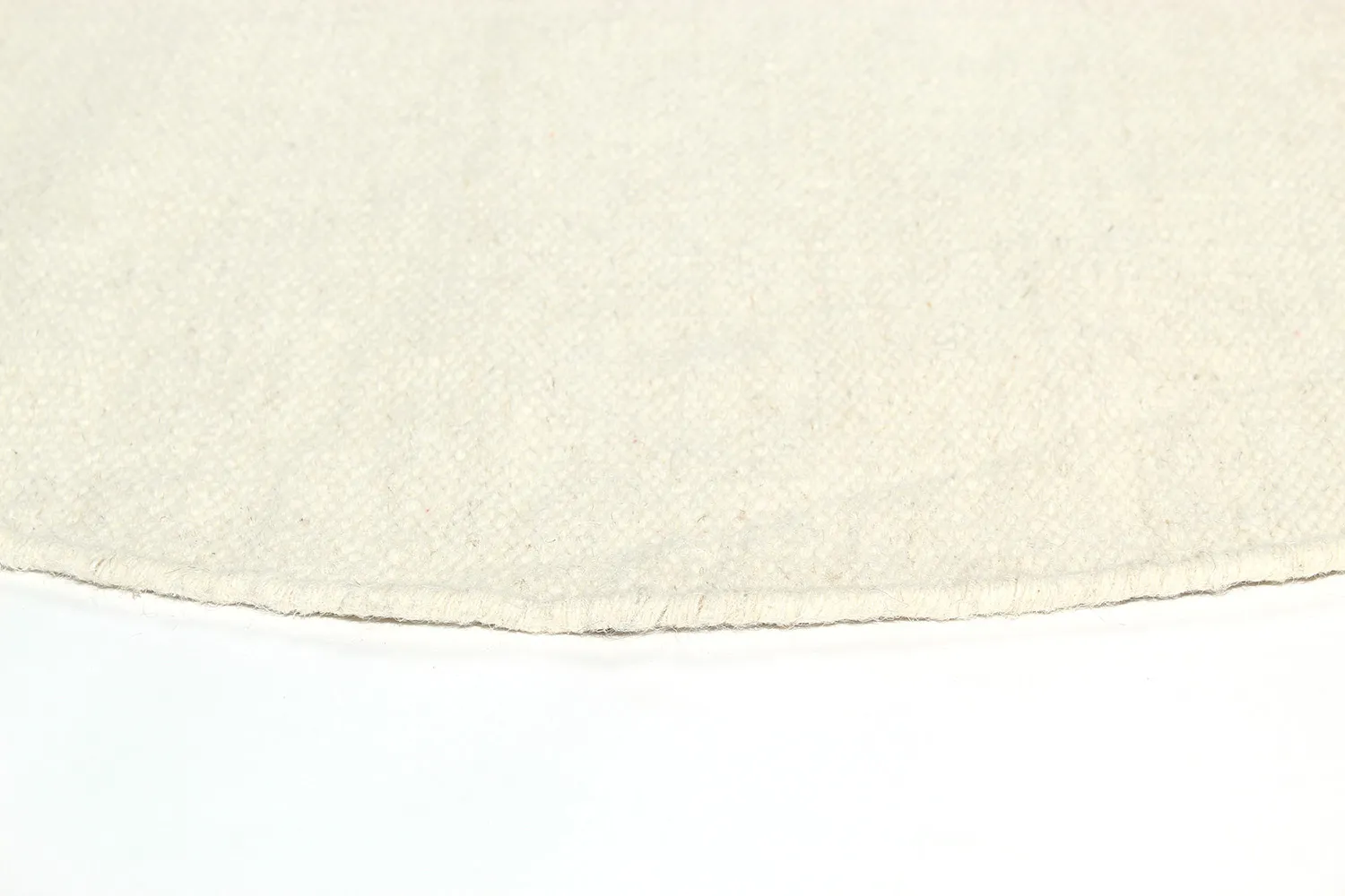 Ronde vloerkleden - Dhurry (wit)