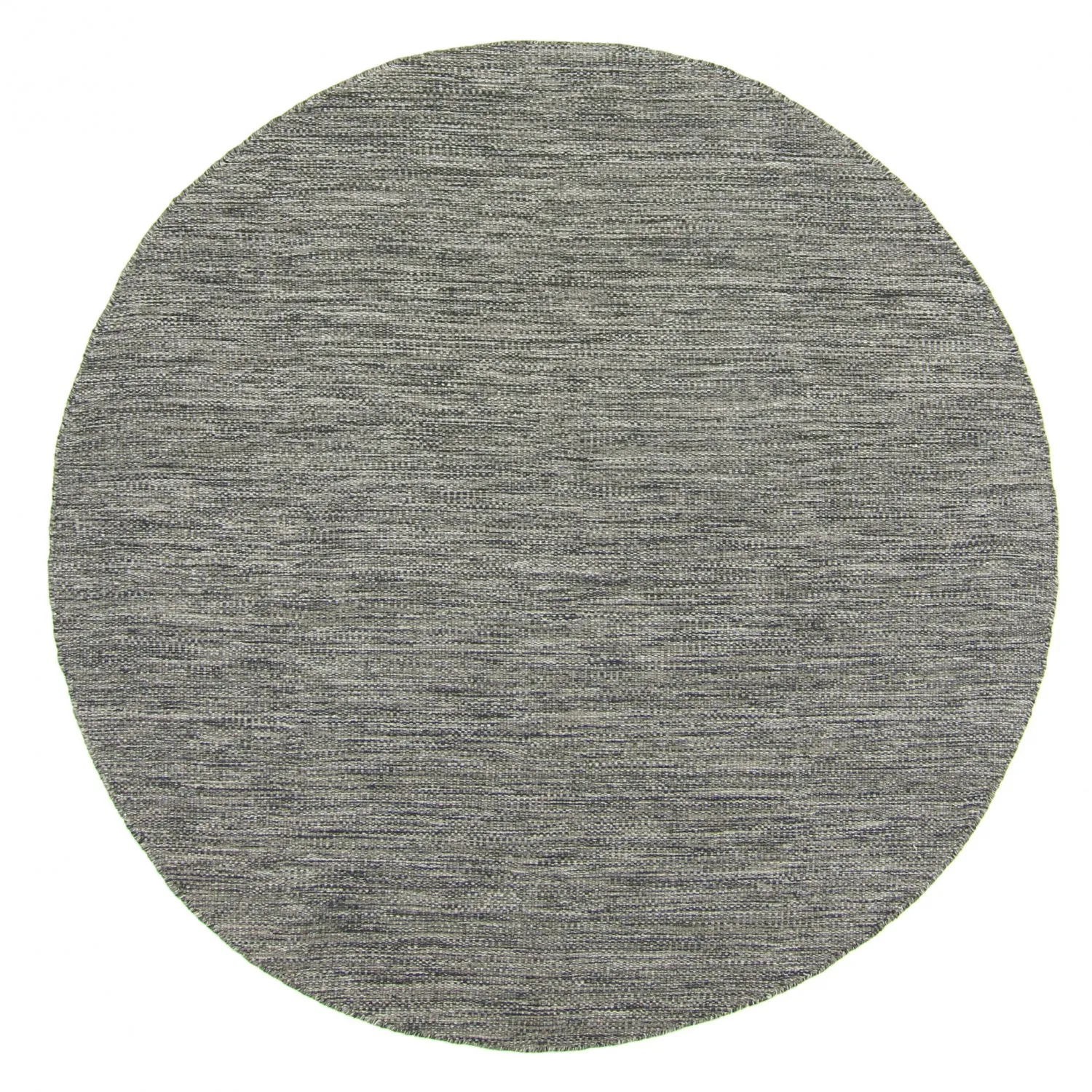 Ronde vloerkleden - Dhurry (antraciet)