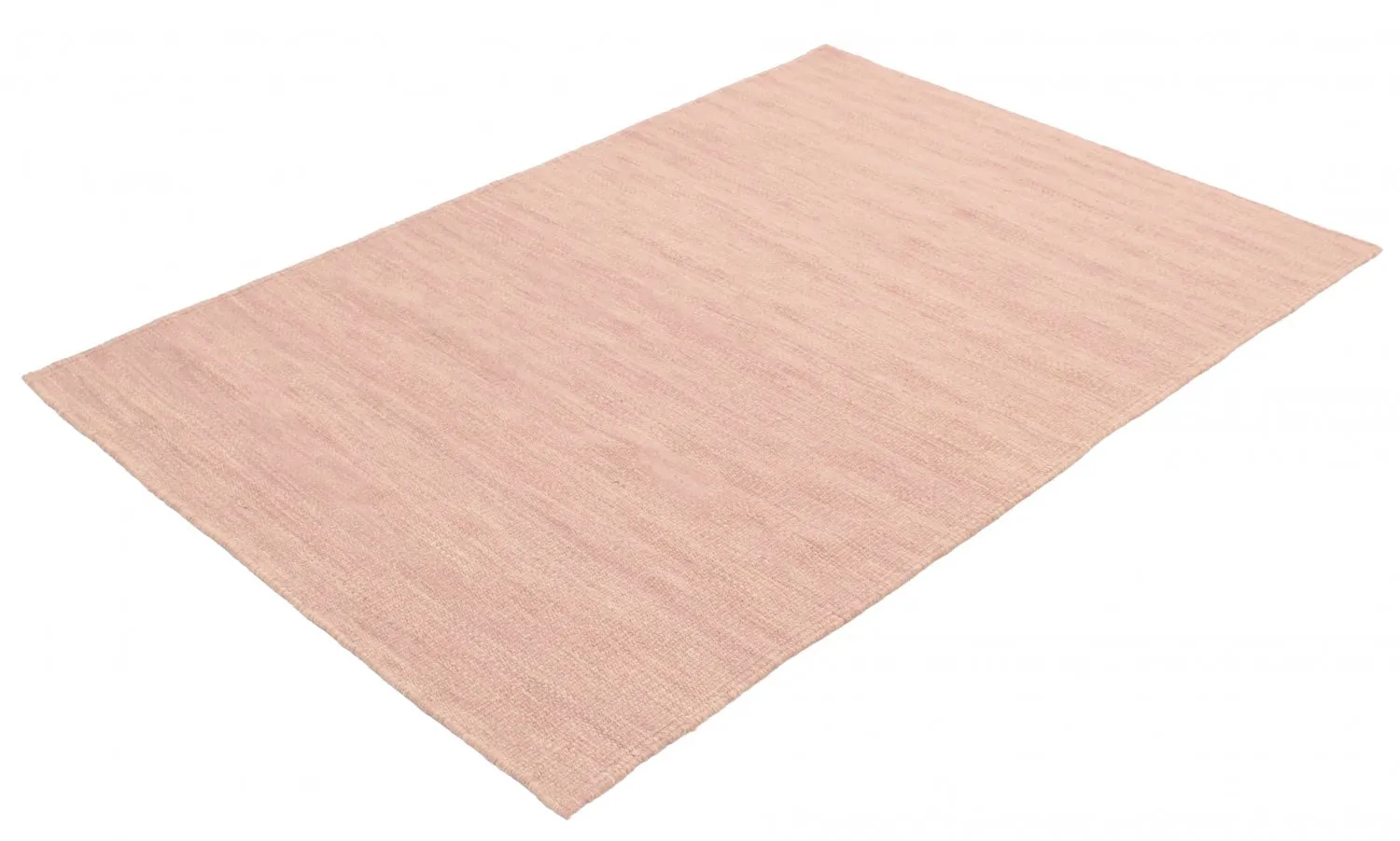 Wollen-vloerkleed - Dhurry (roze)