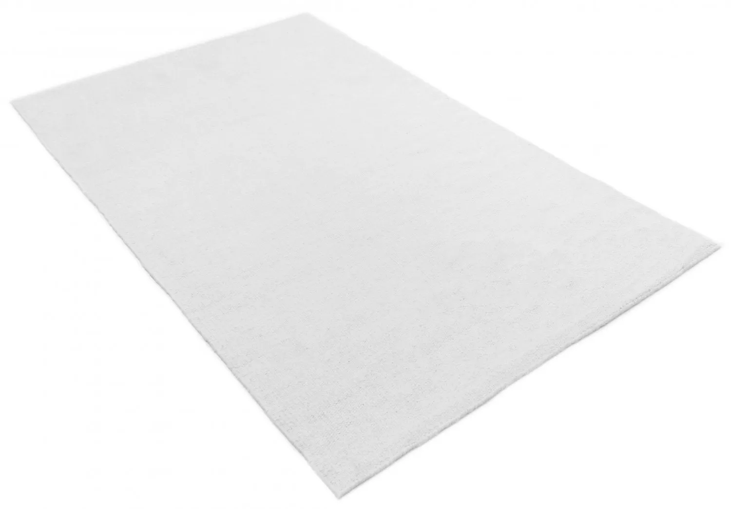 Wollen-vloerkleed - Dhurry (wit)