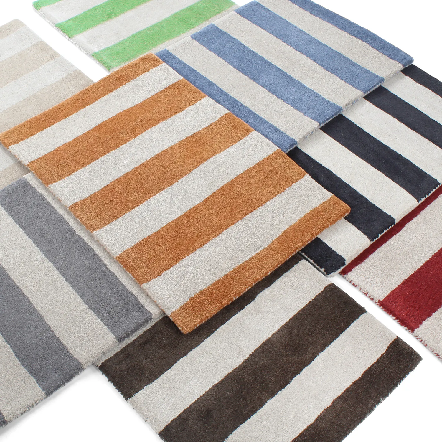 Deurmat - Maida (blauw/beige)