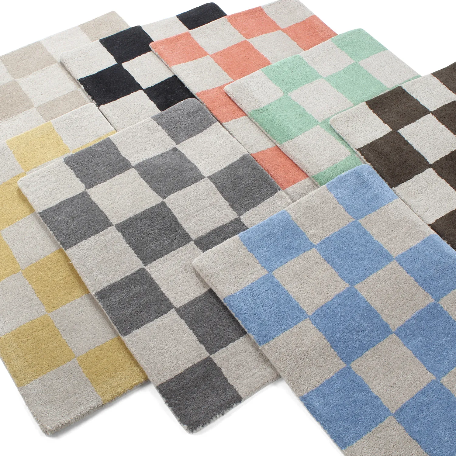 Deurmat - Lovre (blauw/beige)