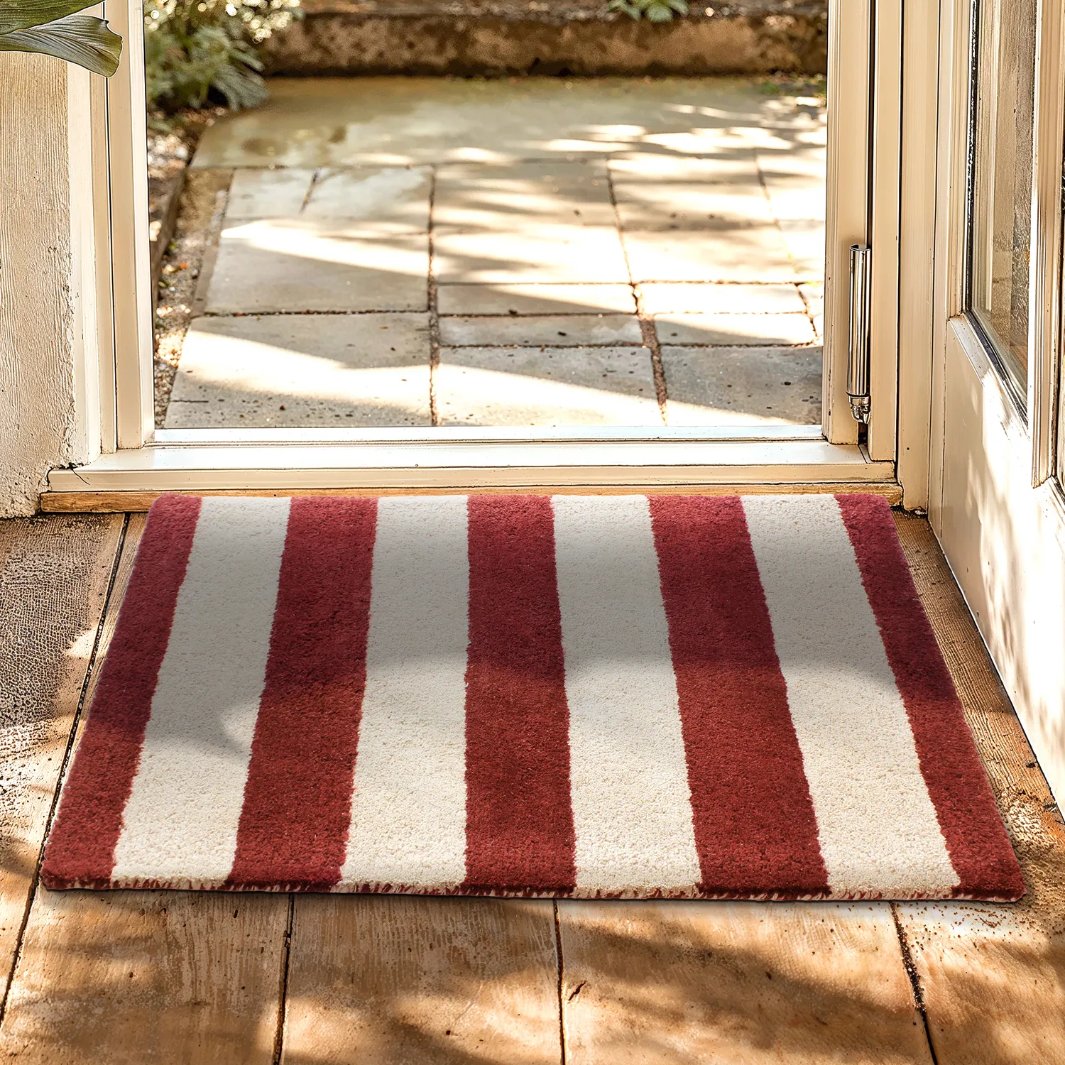 Deurmat - Maida (bordeaux/beige)