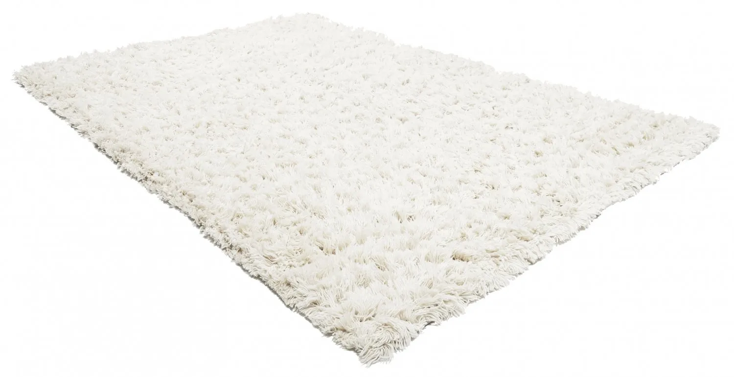 Wollen-vloerkleed - Aliste Wool Shaggy (snow white)