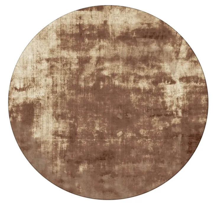 Rond vloerkleed - Jodhpur Special Luxury Edition (bruin)