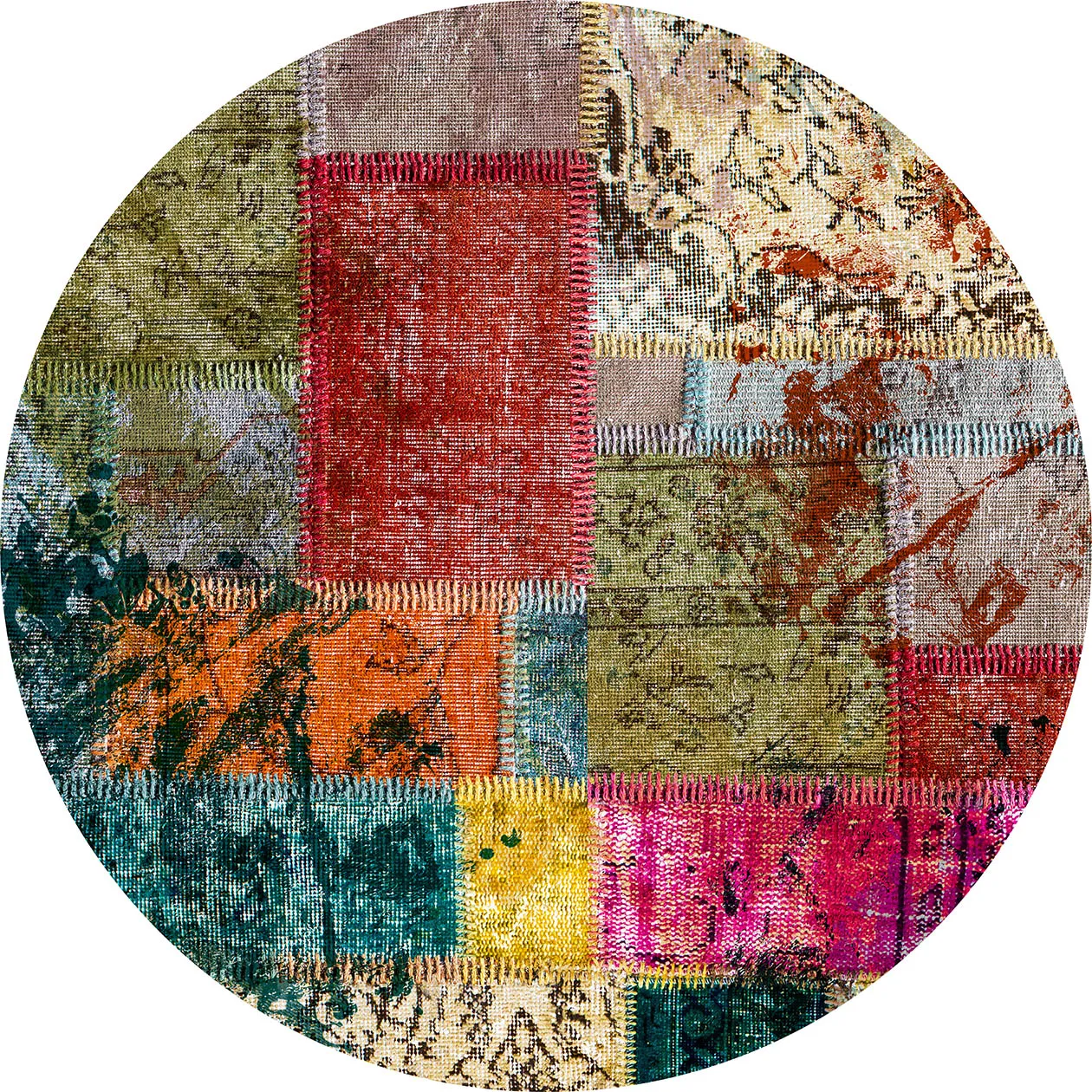 Rond vloerkleed - Ariana (multi)