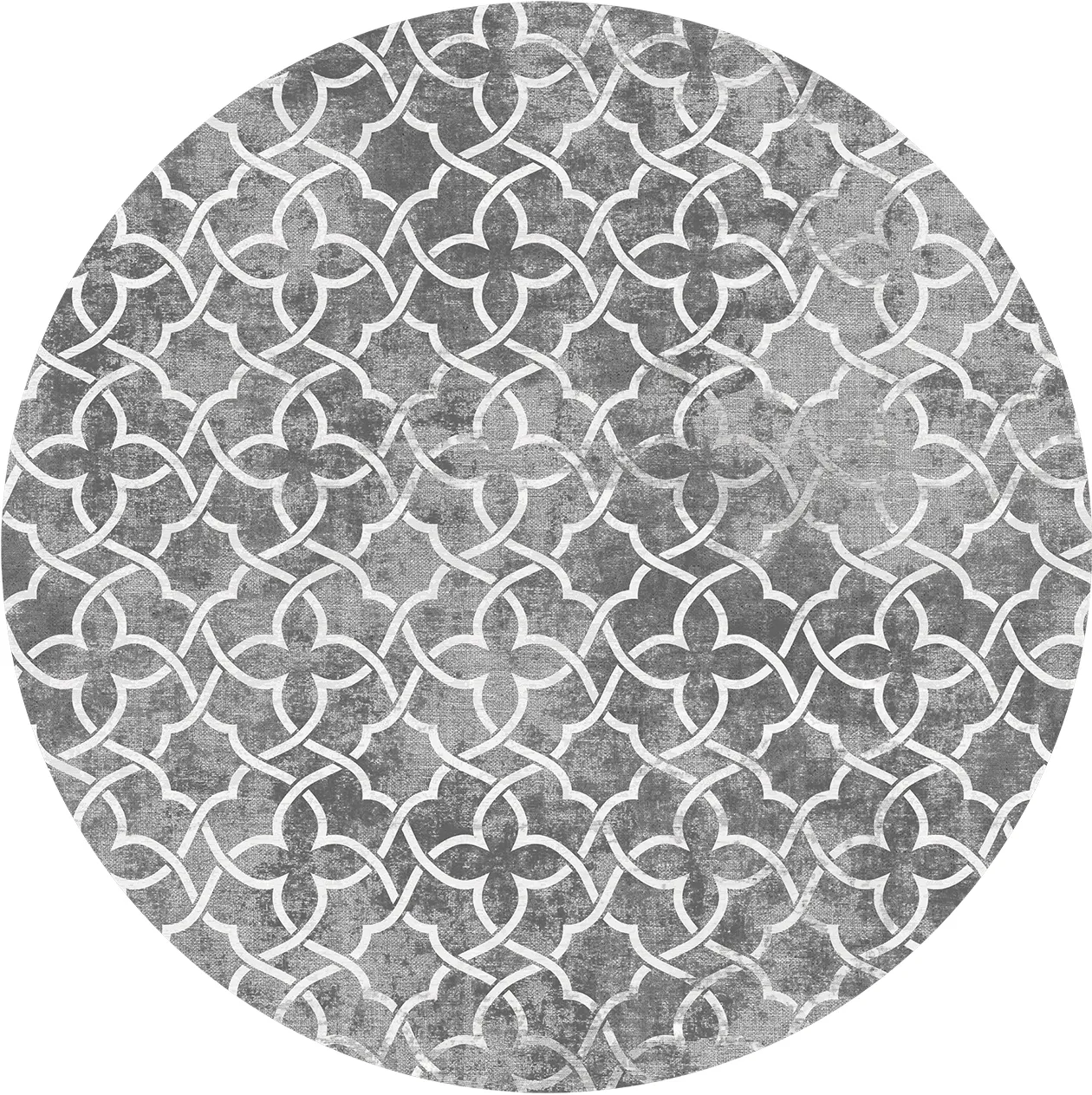 Rond vloerkleed - Draham (grijs)