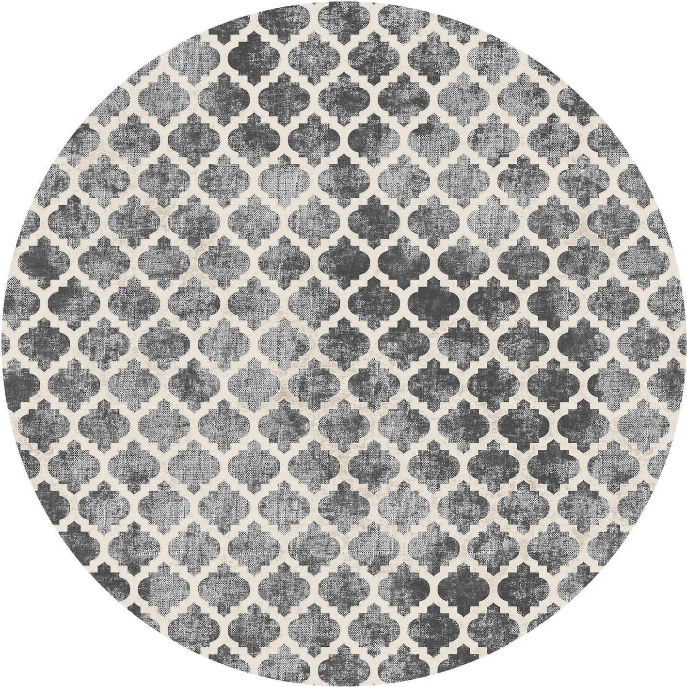 Rond vloerkleed - Gabes (grijs)