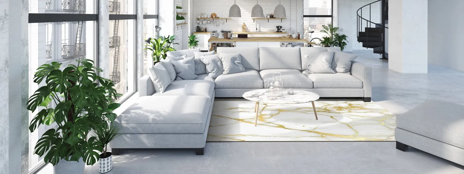 Wilton - Cesina (stone/wit/goud)