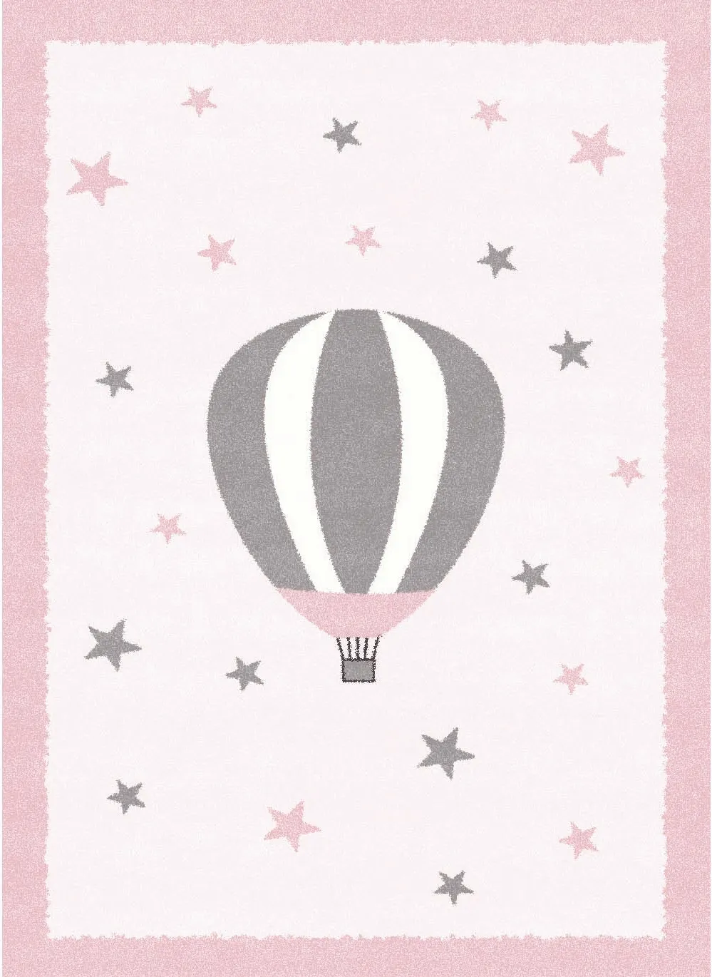 Kindervloerkleed - Alone Balloon (roze)
