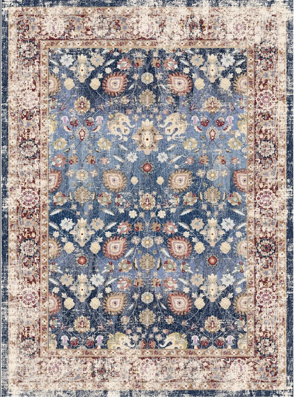 Wilton - Bouhjar (donkerblauw/multi)