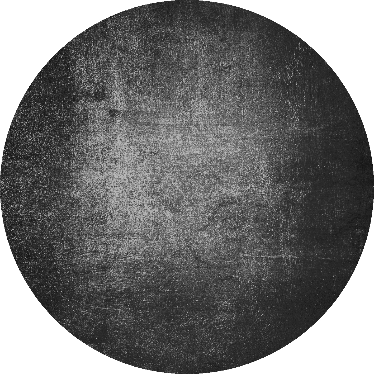 Rond vloerkleed - Serifos (donker grijs)