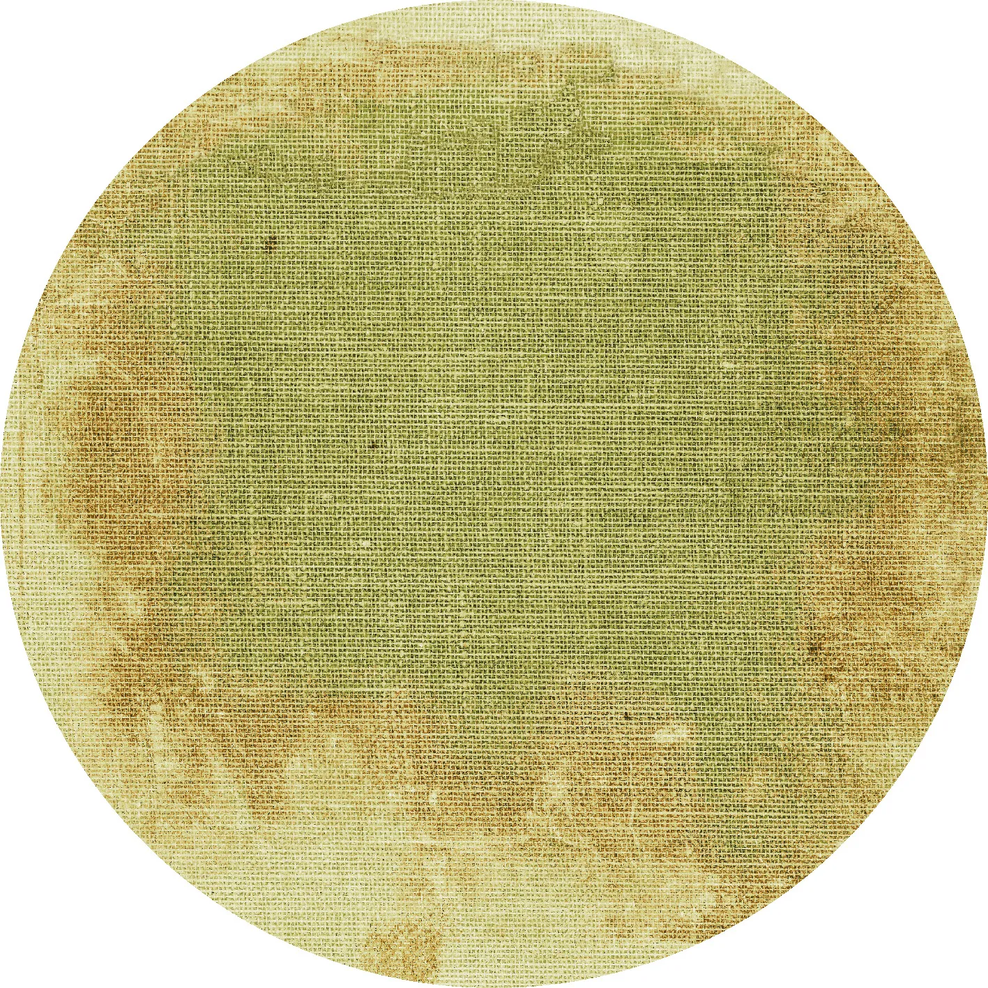 Rond vloerkleed - Albaida (groen)