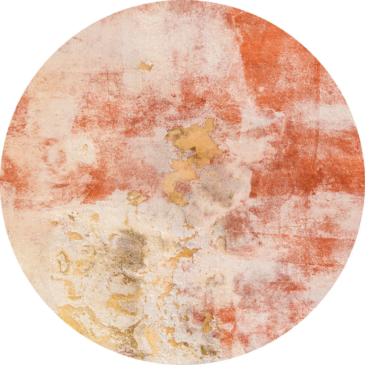 Rond vloerkleed - Periana (roze/multi)