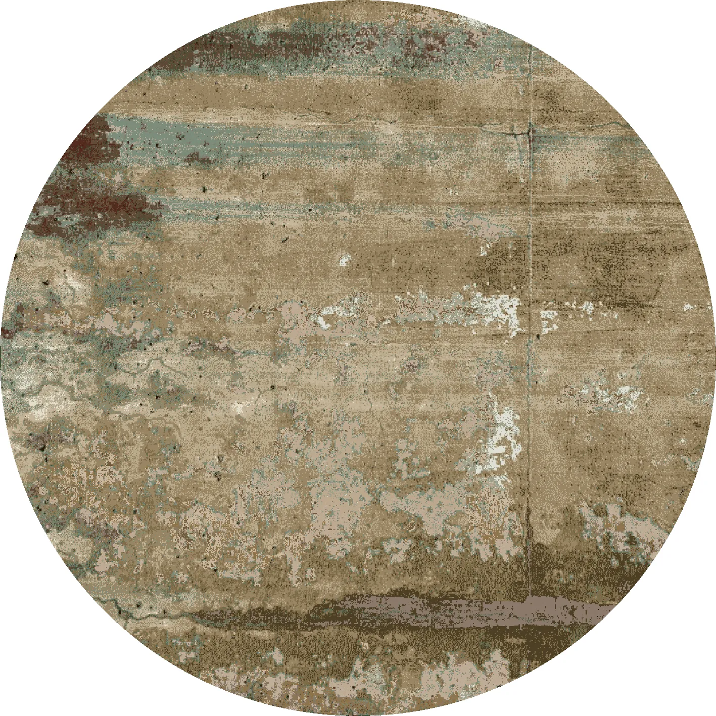 Rond vloerkleed - Domont (bruin)