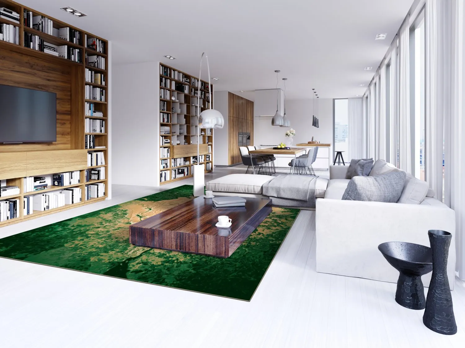 Wilton - Positano (beige/groen)