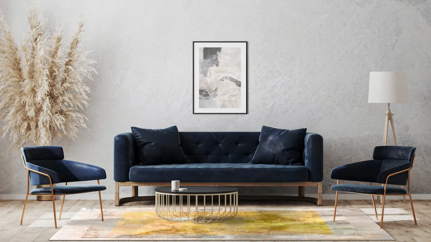 Wilton - Budoni (grijs/beige/geel)