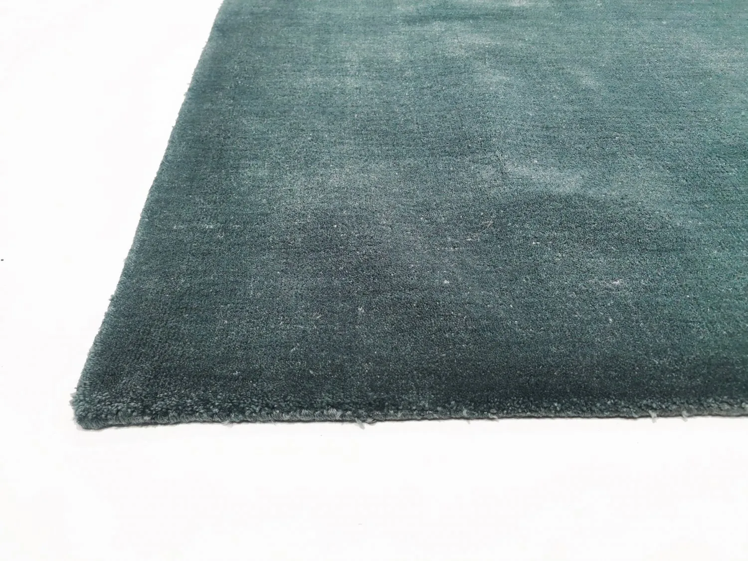 Recycled PET with viscose look (staal blauw)