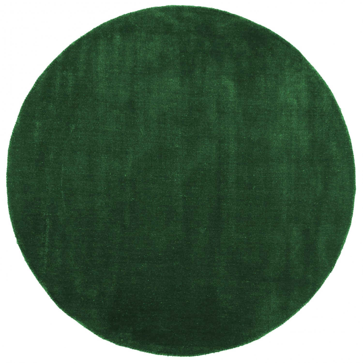 Rond vloerkleed - Recycled PET with viscose look (groen)