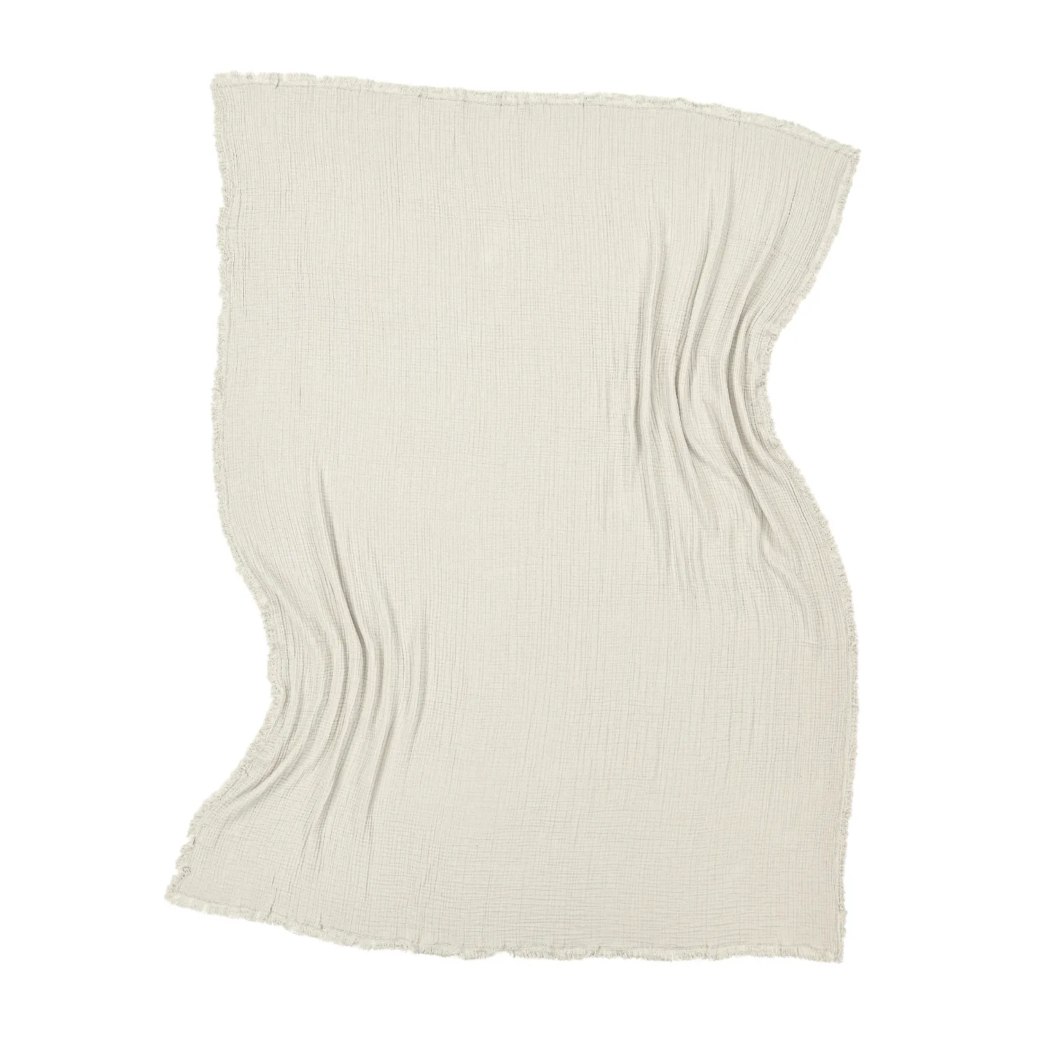 Dekens - Mousseline plaid - Dorena (grijs)