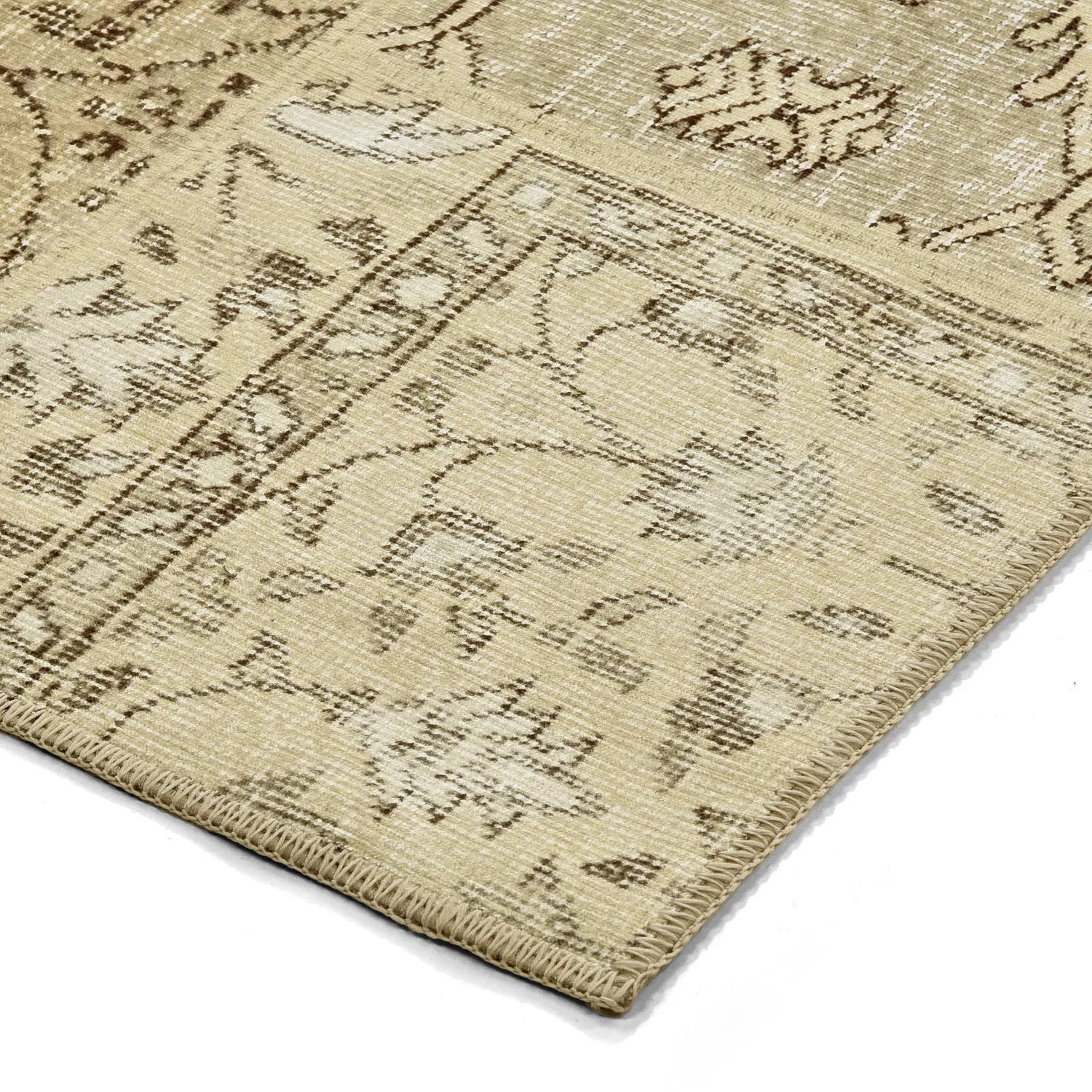Vlakgeweven vloerkleed - Myrina (beige)
