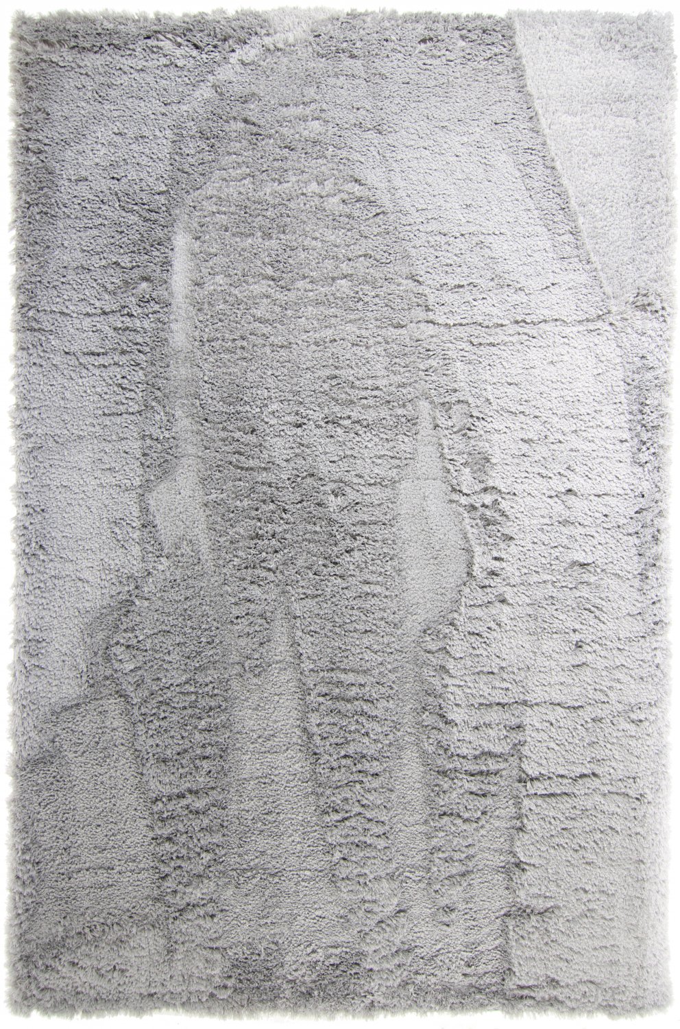 Hoogpolig vloerkleed - Kanvas (grijs)
