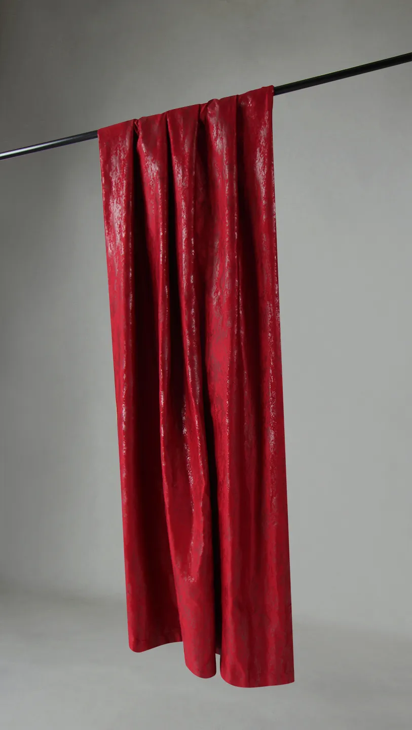 Gordijnen - Fluwelen gordijnen Ofelia (rood)