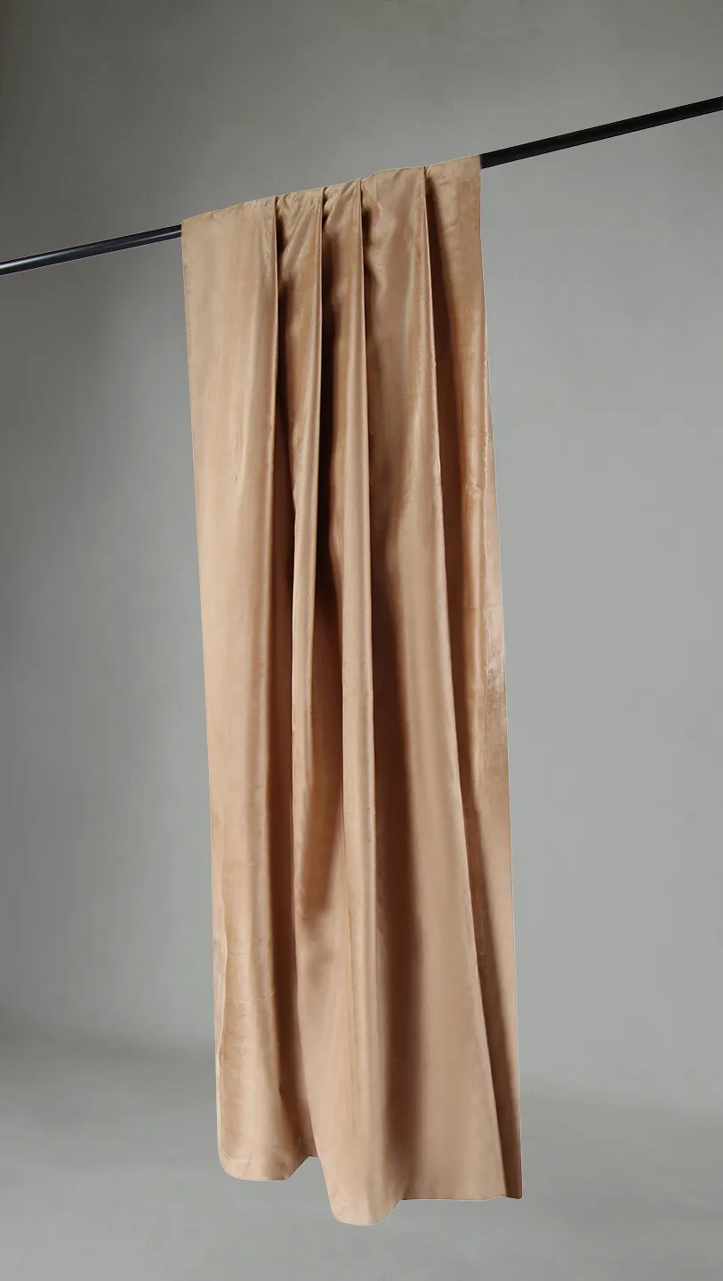 Gordijnen - Fluwelen gordijnen Juliet (beige)