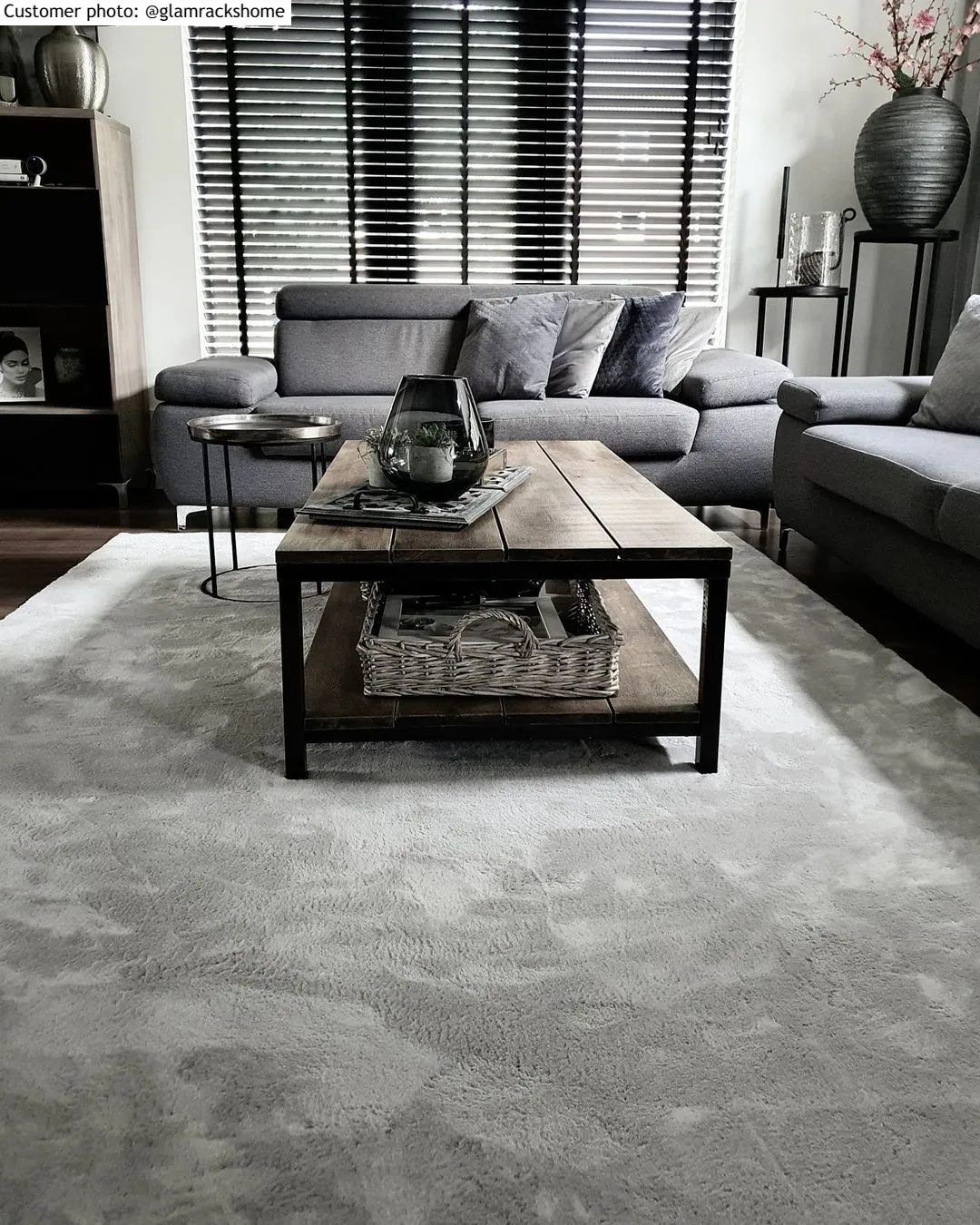 Hoogpolig vloerkleed - Aranga Super Soft Fur (grijs)
