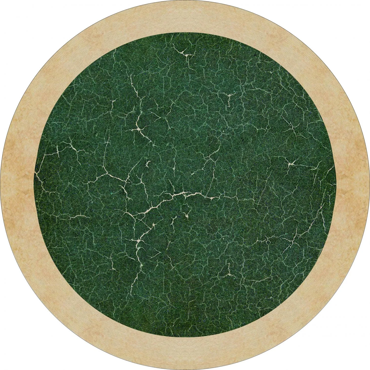 Rond vloerkleed - Laval (groen)