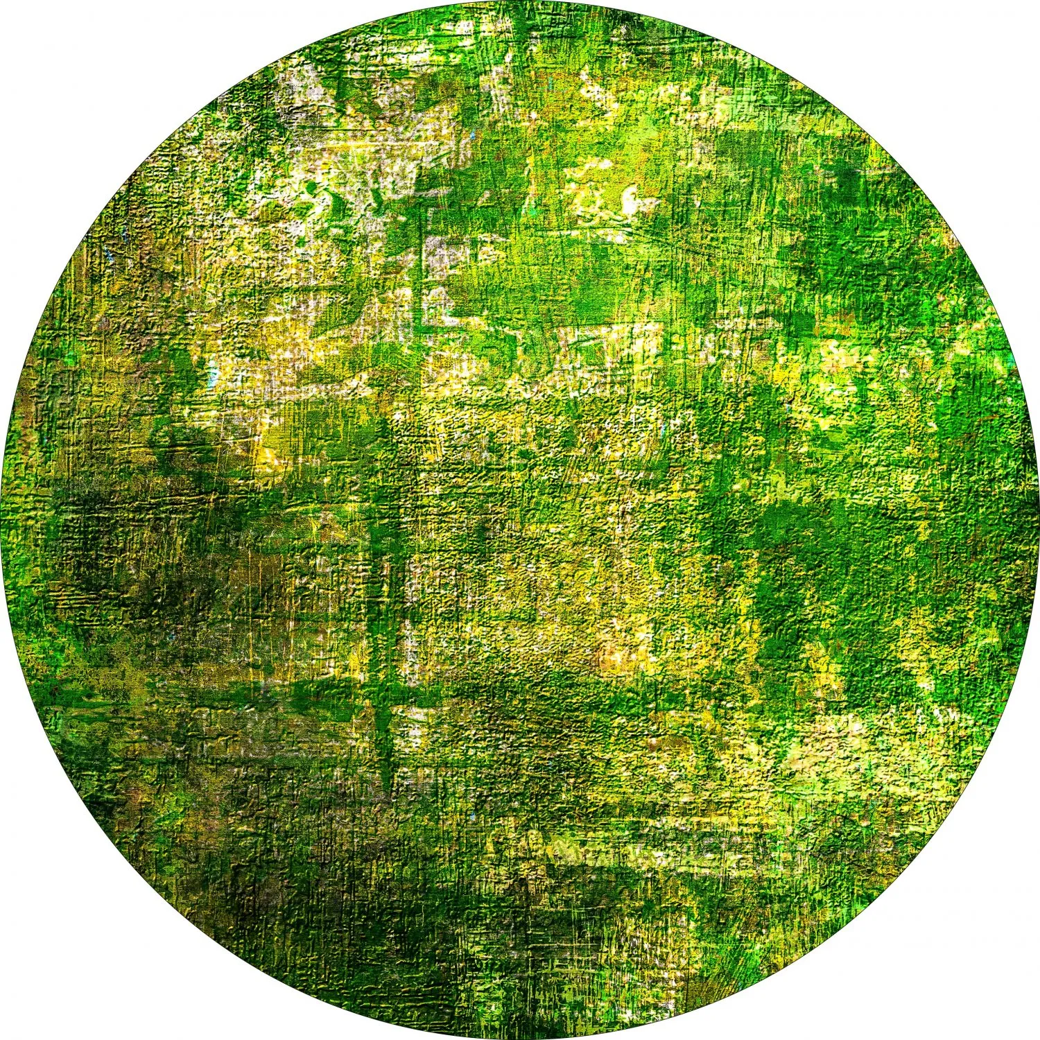 Rond vloerkleed - Padron (groen)