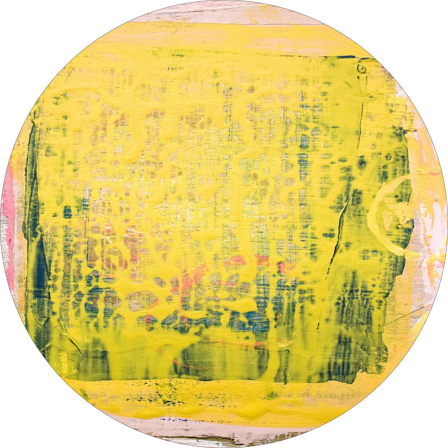 Rond vloerkleed - Lemos (geel)
