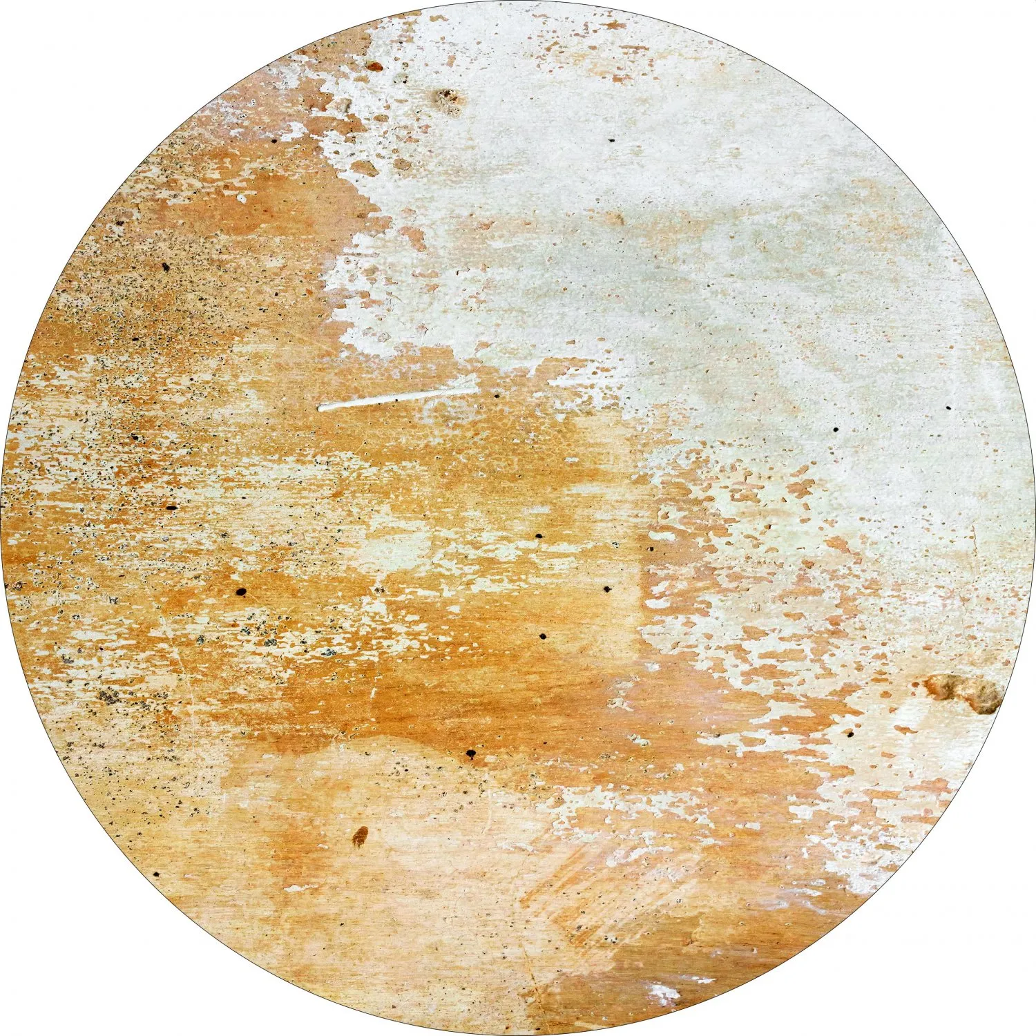 Rond vloerkleed - Amadora (goud)