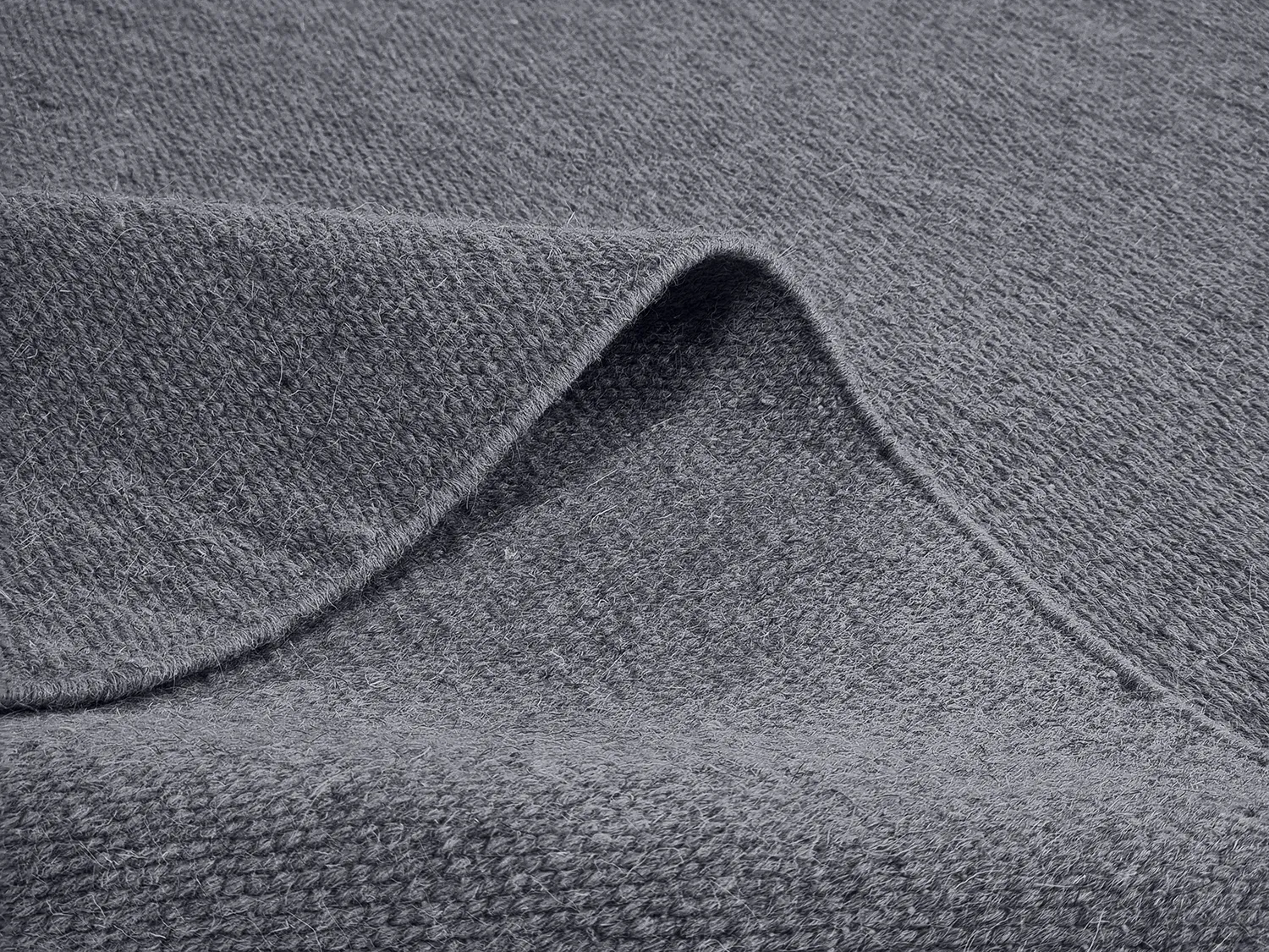 Wollen-vloerkleed - Hamilton (Asphalt)