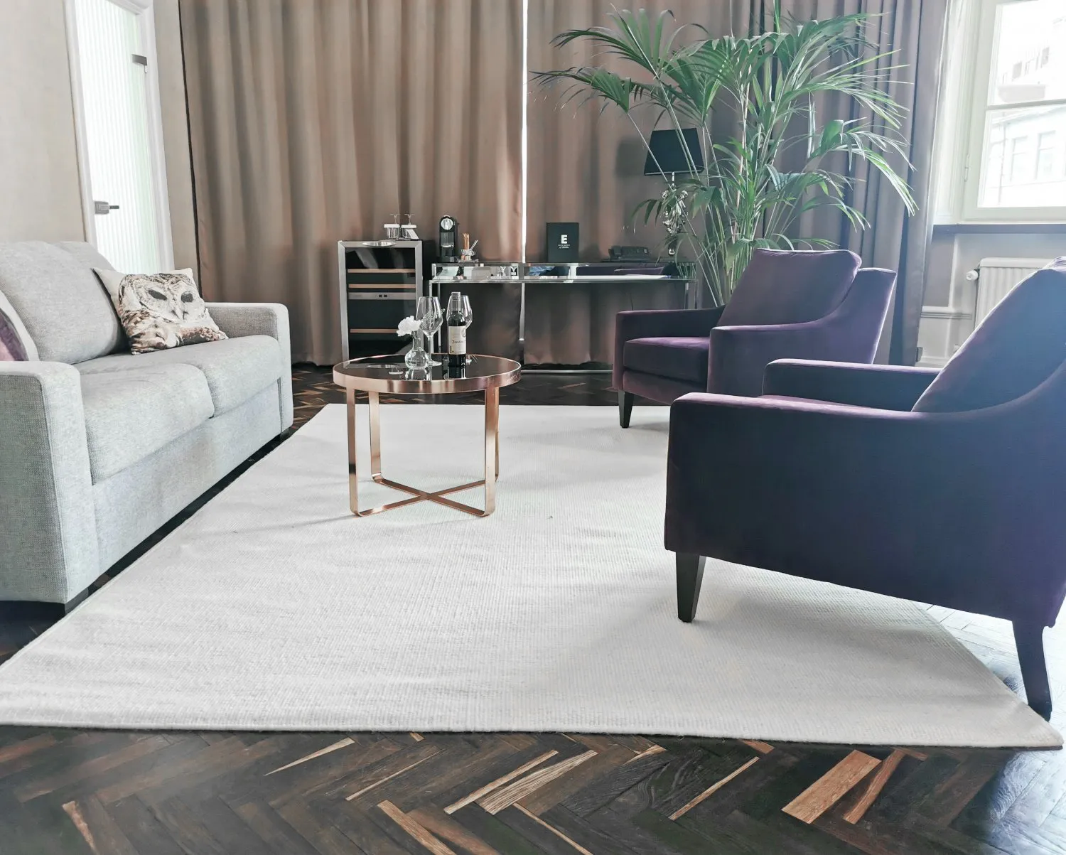 Wollen-vloerkleed - Hamilton (wit)
