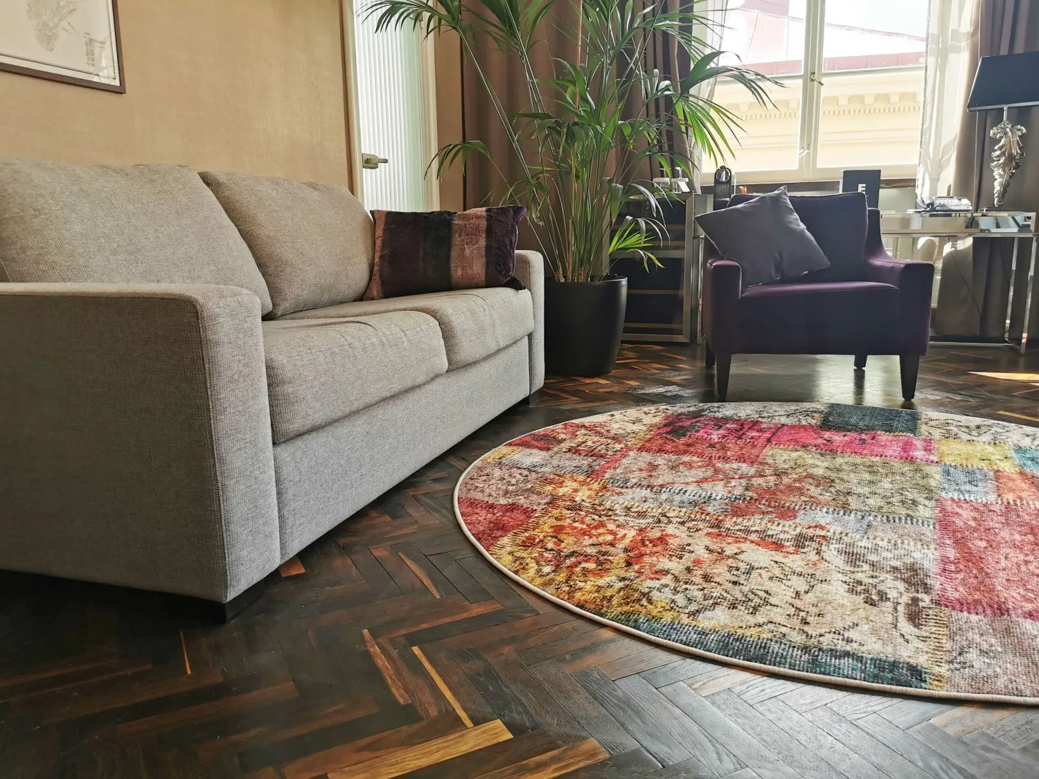 Rond vloerkleed - Ariana (multi)