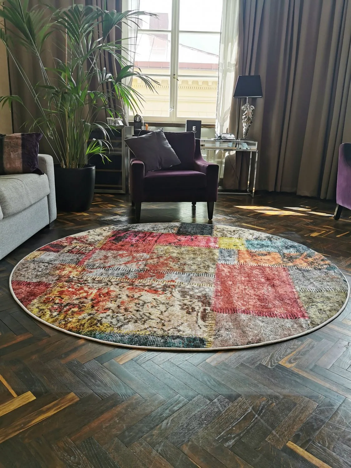 Rond vloerkleed - Ariana (multi)