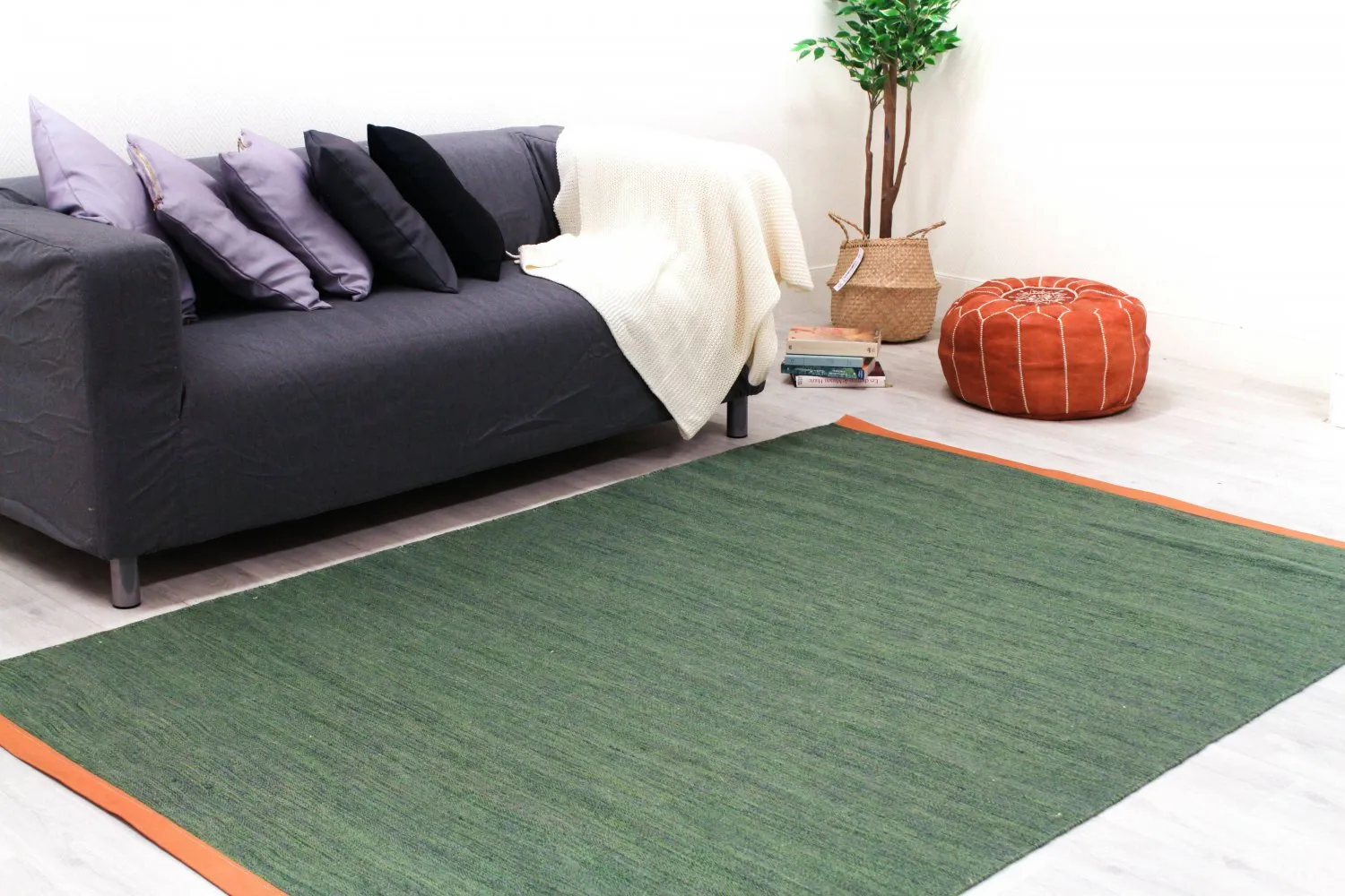 Wollen-vloerkleed - Galway (groen)