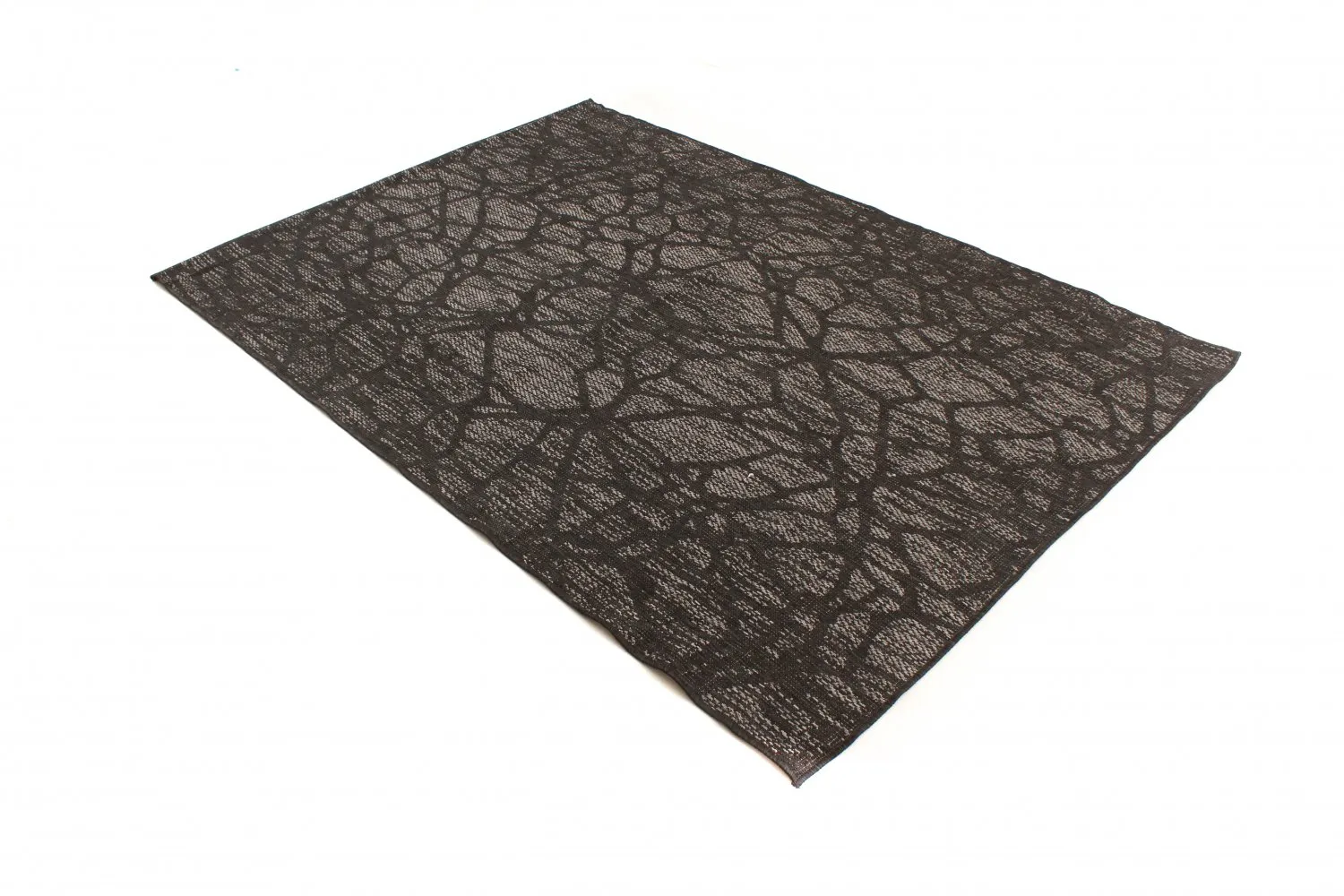 Vloerkleden voor binnen en buiten - Brussels Diamond (zwart)