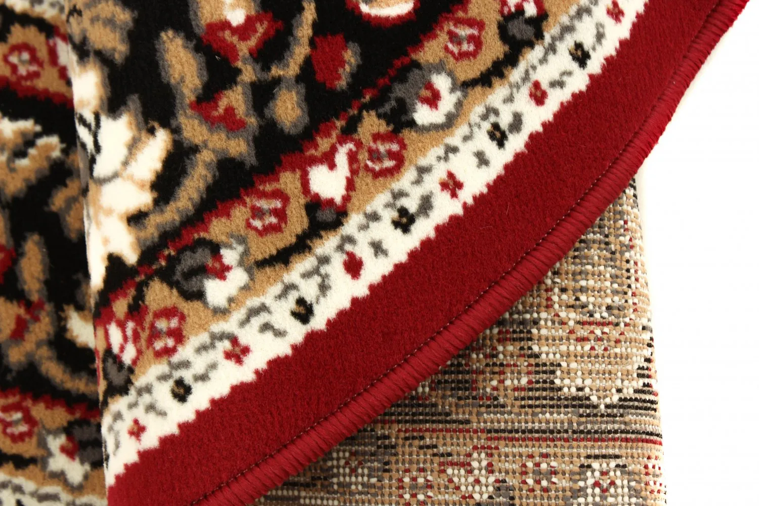 Rond vloerkleed - Peking (rood)