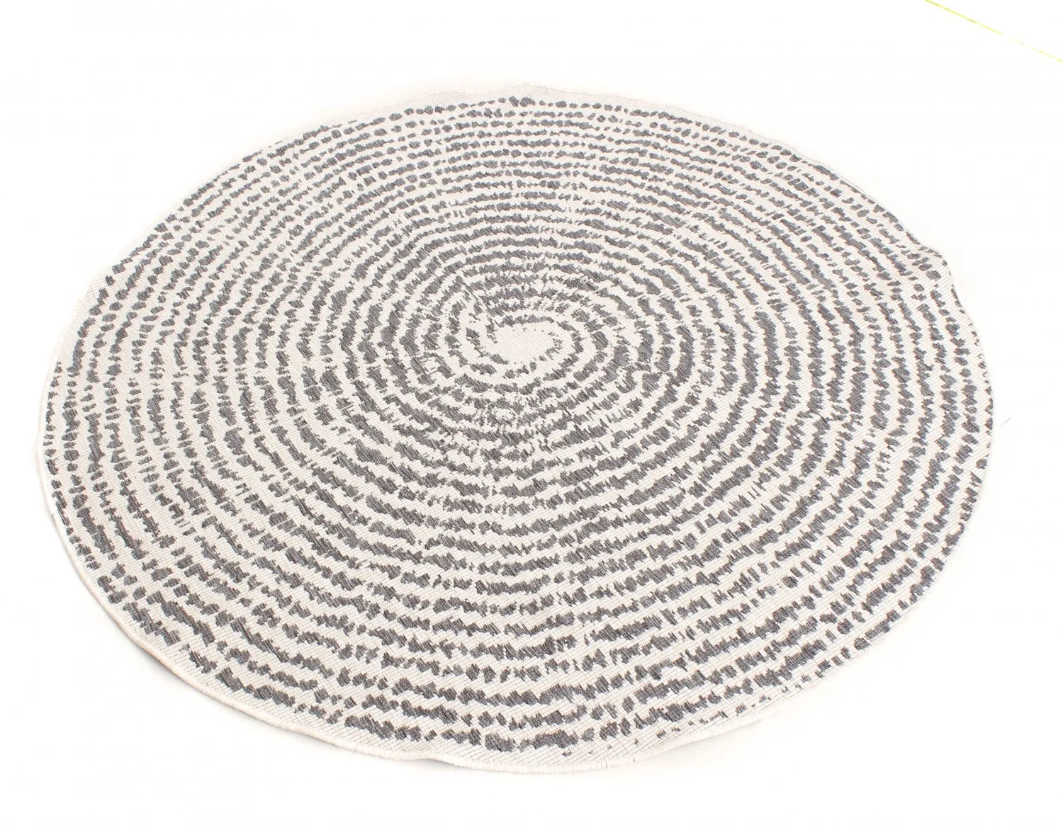 Rond vloerkleed - Brussels Swirl (grijs)