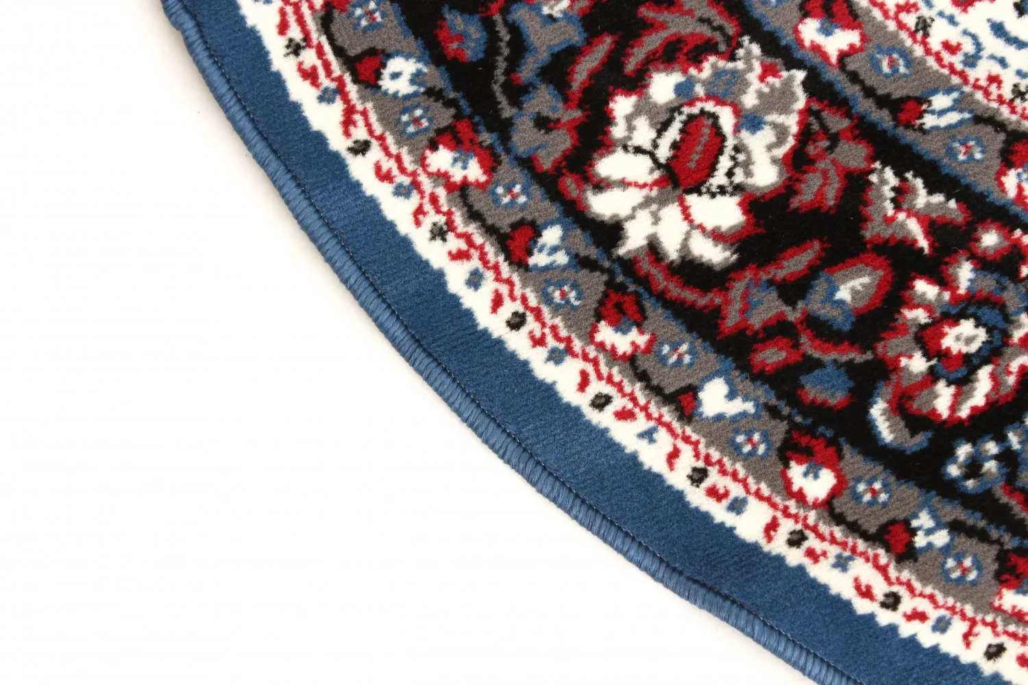 Rond vloerkleed - Peking (blauw)